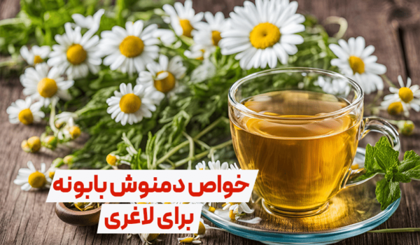 دمنوش بابونه برای لاغری